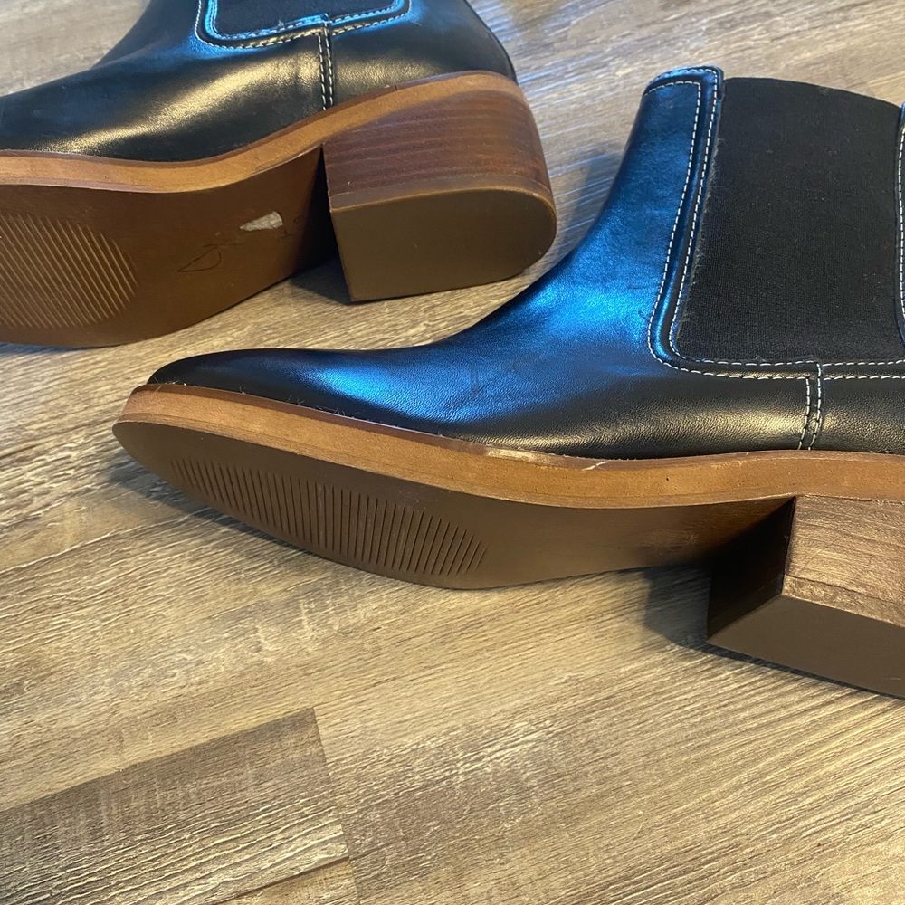 NWT JOIE Genuine Leather MOD Ankle Boots 9 - Picture 2 of 7